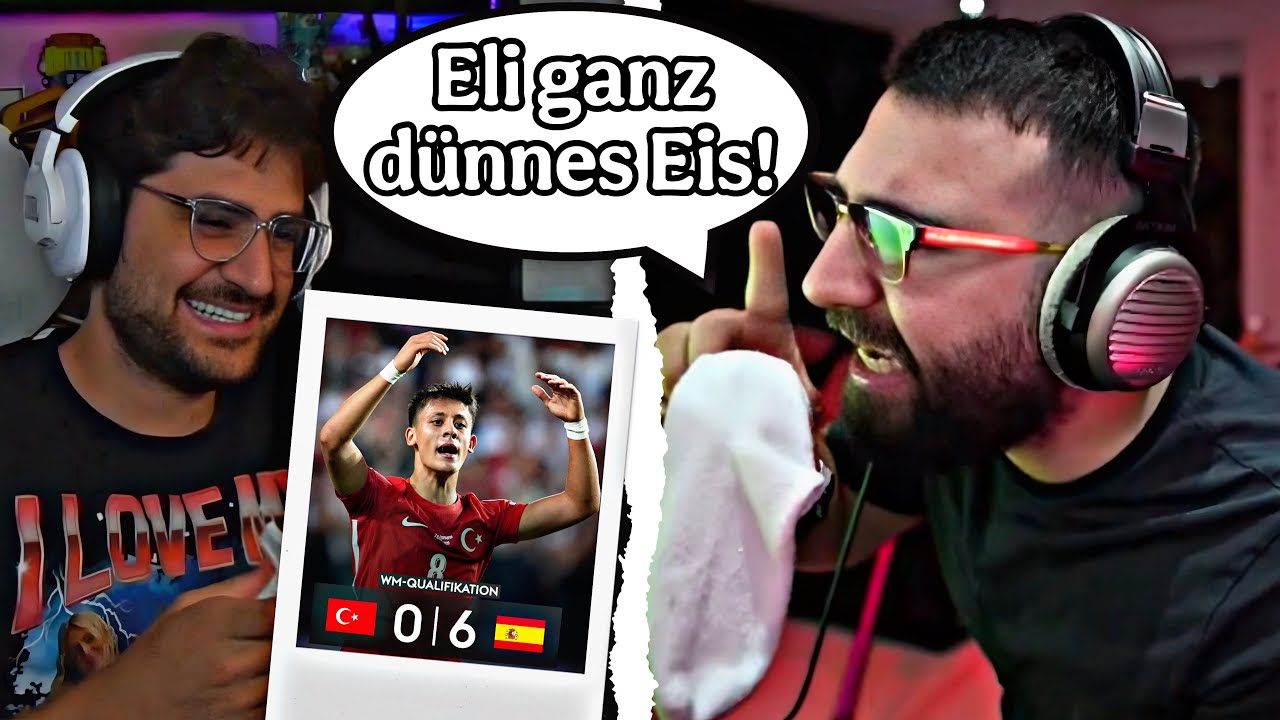 Eli tritt bei Mert nach😂 Türkei 0:6 Klatsche gegen Spanien👀 | EliasN97Clipz