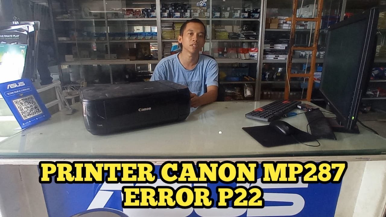 printer canon mp287 error p22