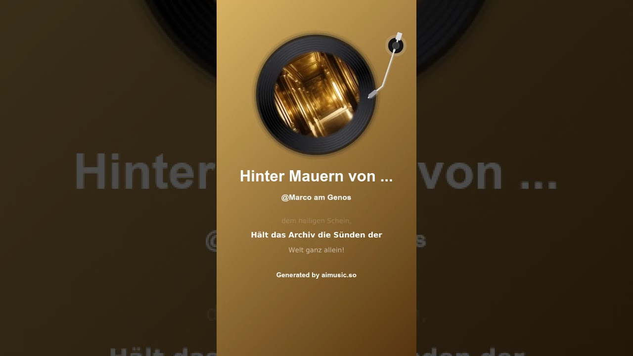 Hinter Mauern von Gold