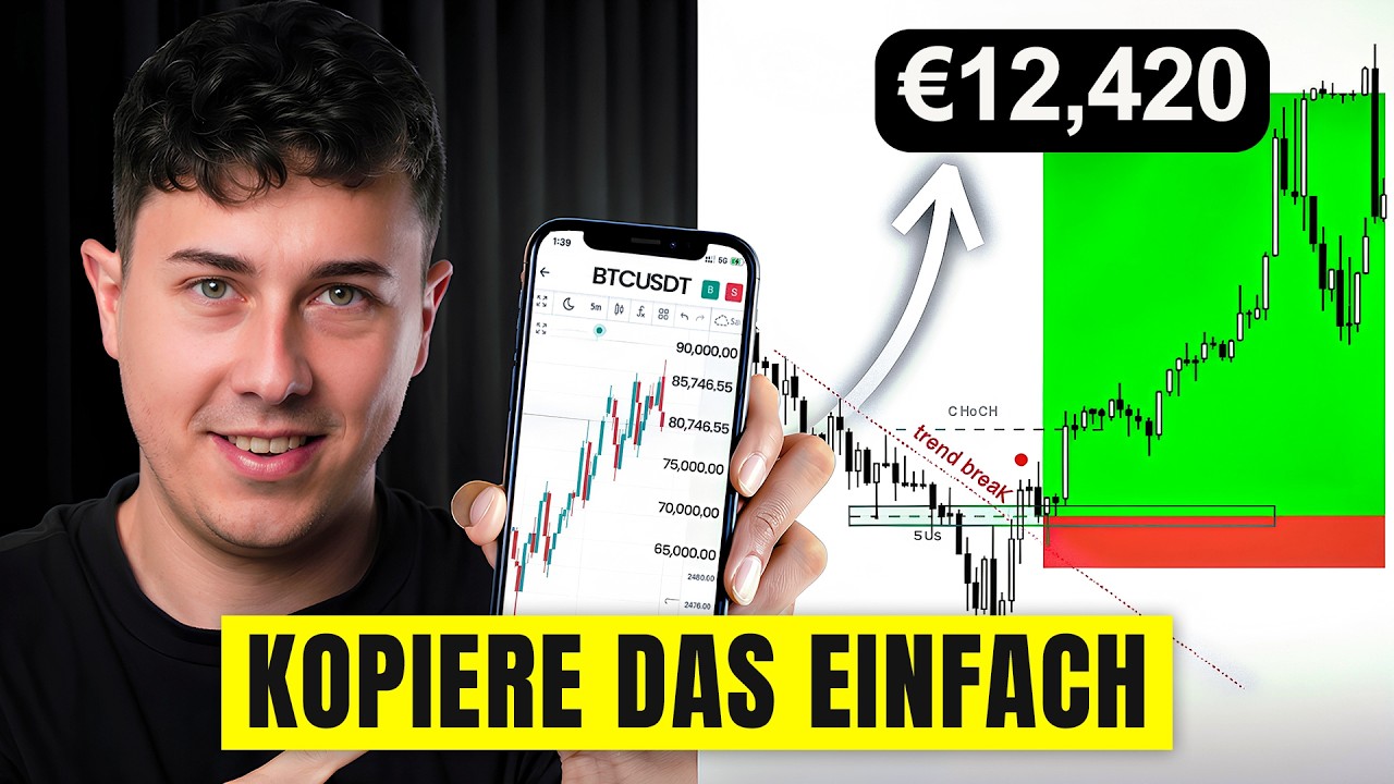 Mit dieser simplen Trading Strategie mache ich 4357,23€/Tag (100x-Strategie)