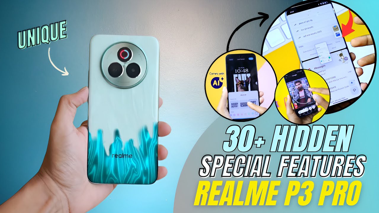 Realme P3 Pro 5g Tips And Tricks 🔥 Hidden Top 30+ Special Features | realme p3 pro