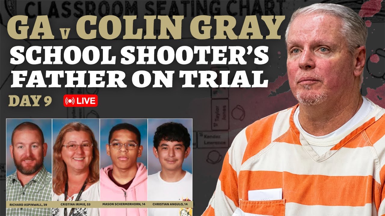 💥 LIVE COURT: GA v Colin Gray: School Shooter's Father on Trial - Day 9