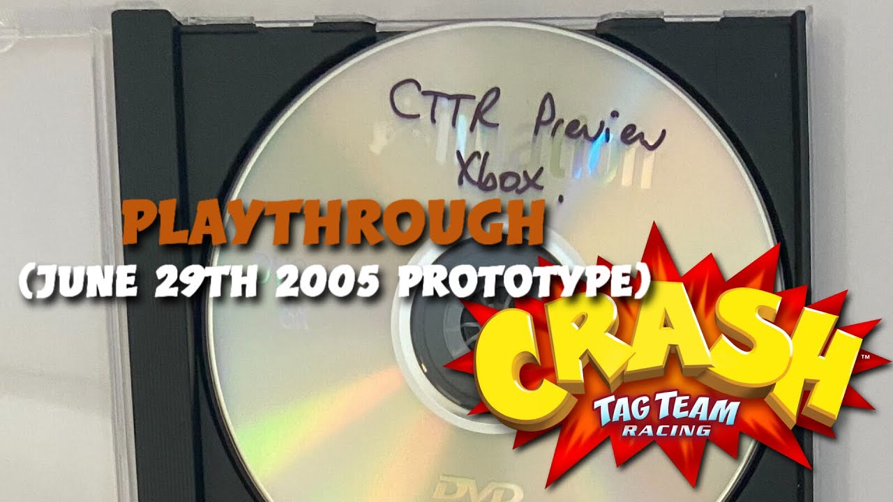 Crash Tag Team Racing (June 29th 2005 Prototype): Playthrough