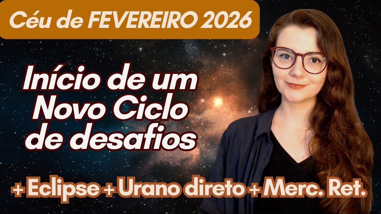 Céu do Mês FEVEREIRO 2026