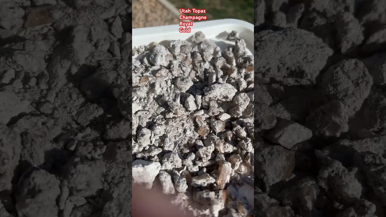 Raw Utah Topaz - small pickers