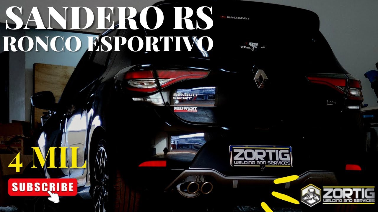 SANDERO RS COM RONCO ESPORTIVO