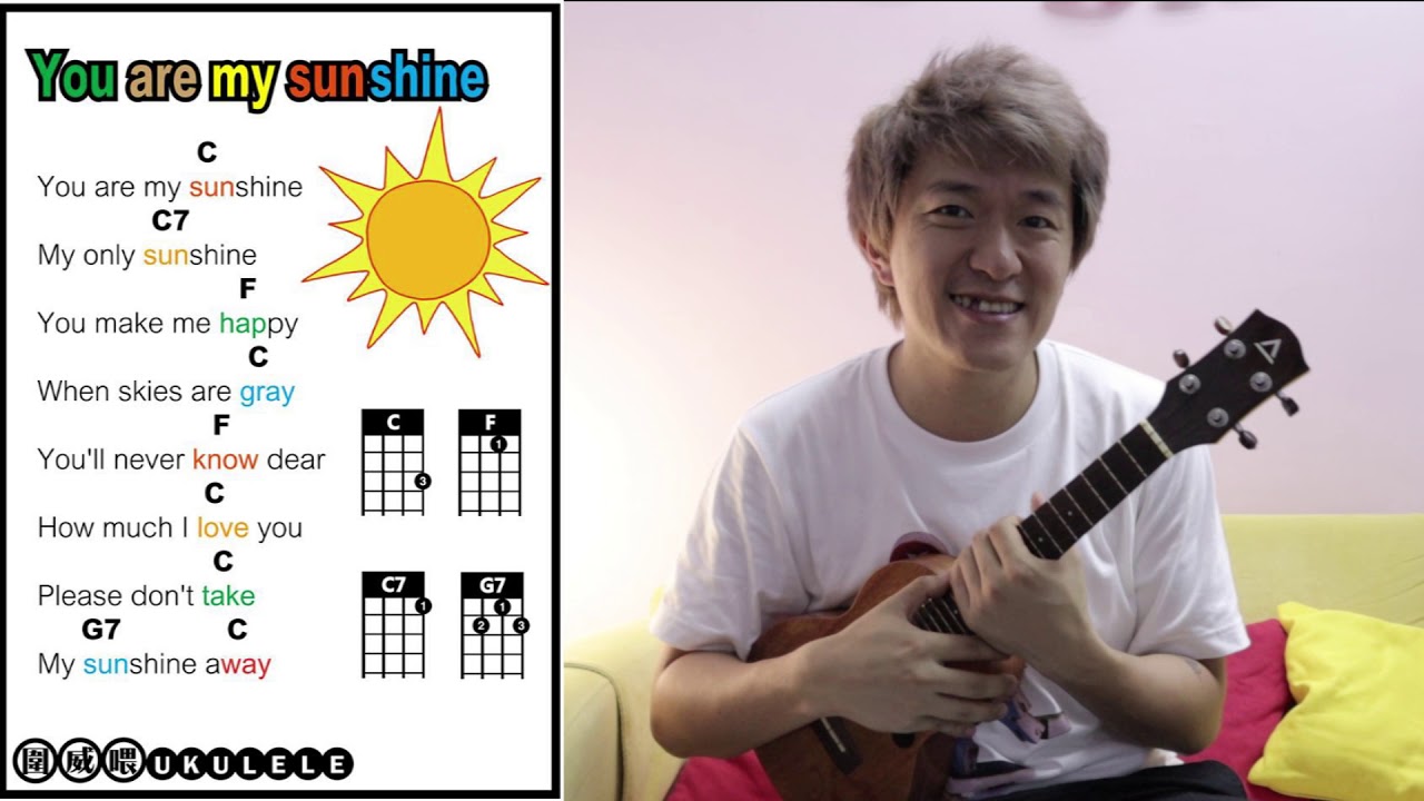 #109 [Ukelele教學] You are my sunshine