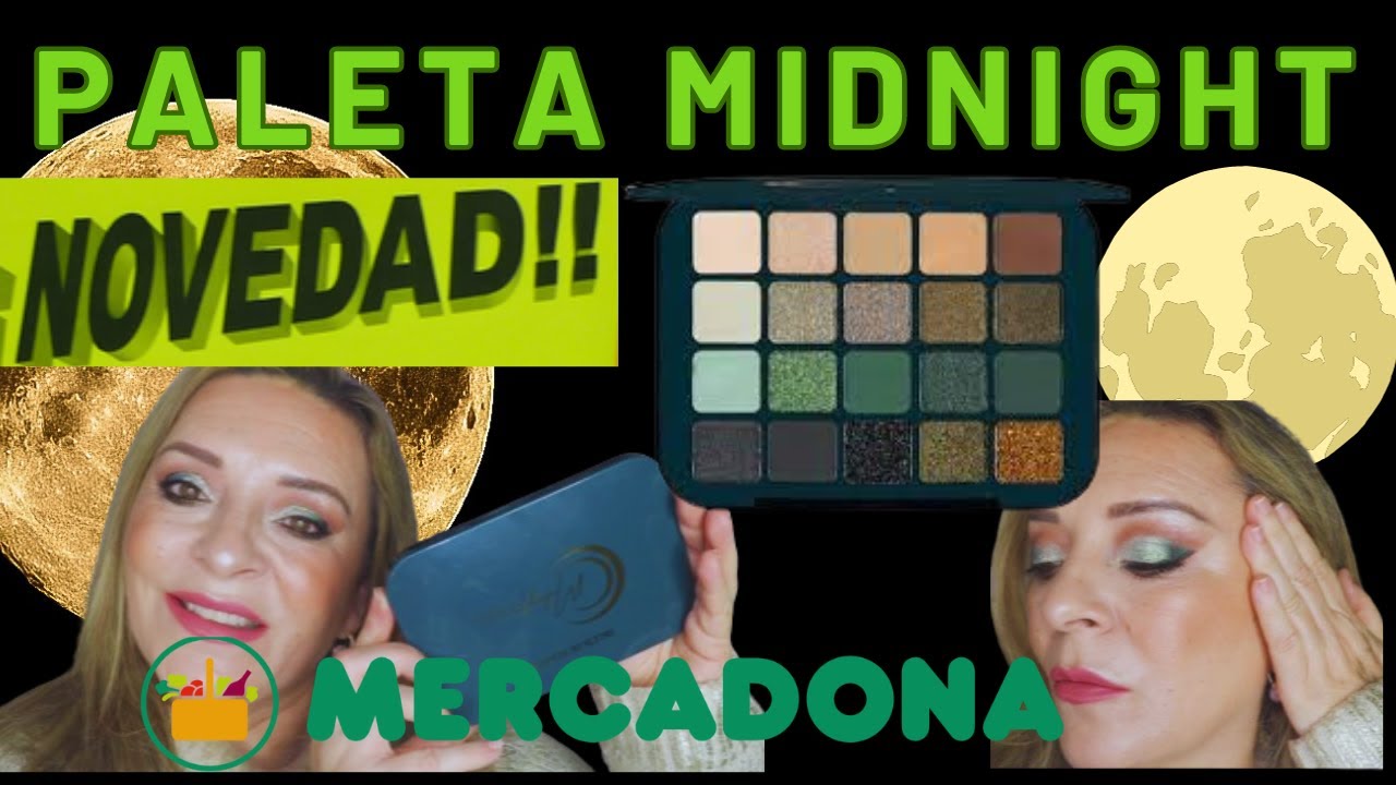 🔥NOVEDAD MERCADONA PALETA MIDNIGHT 🌚OPINIÓN REVIEW+LOOK