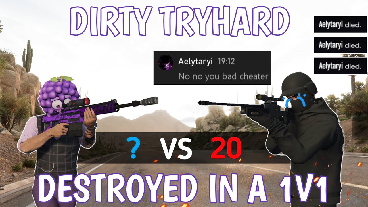 Completely Destroying a Dirty Tryhard in a 1v1! | GTA Online
