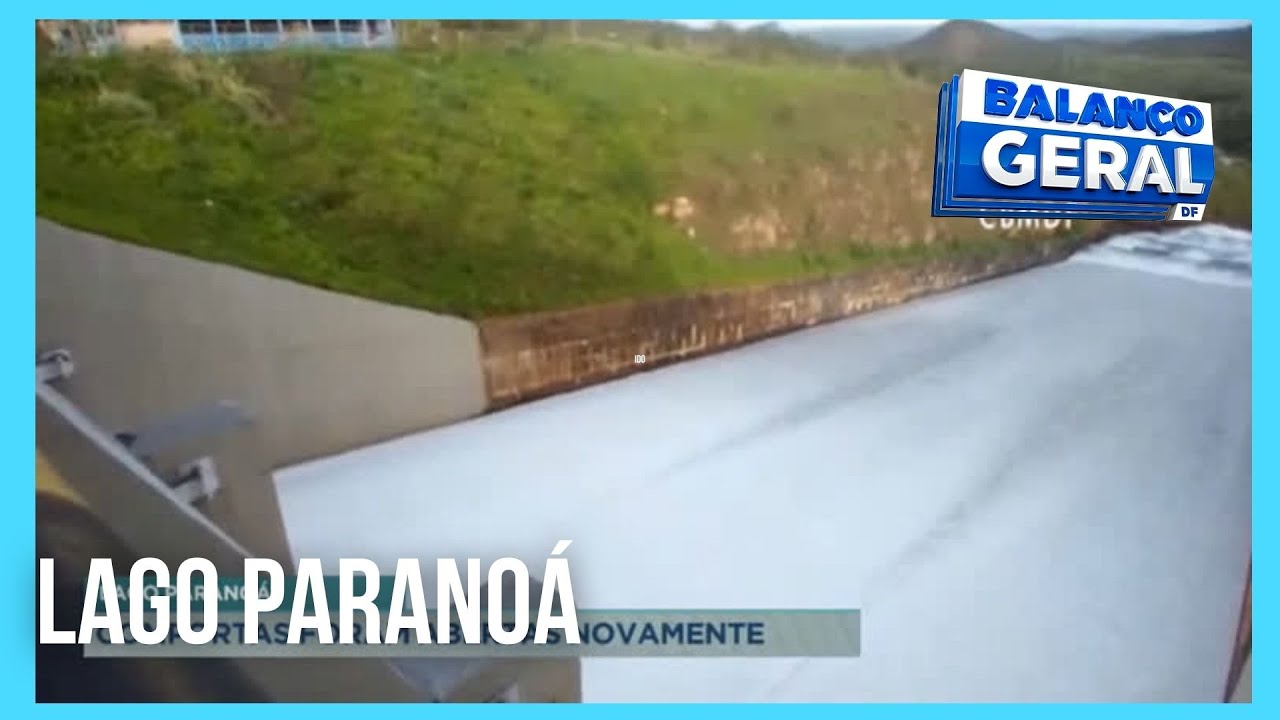 Comportas da barragem do Paranoá são abertas