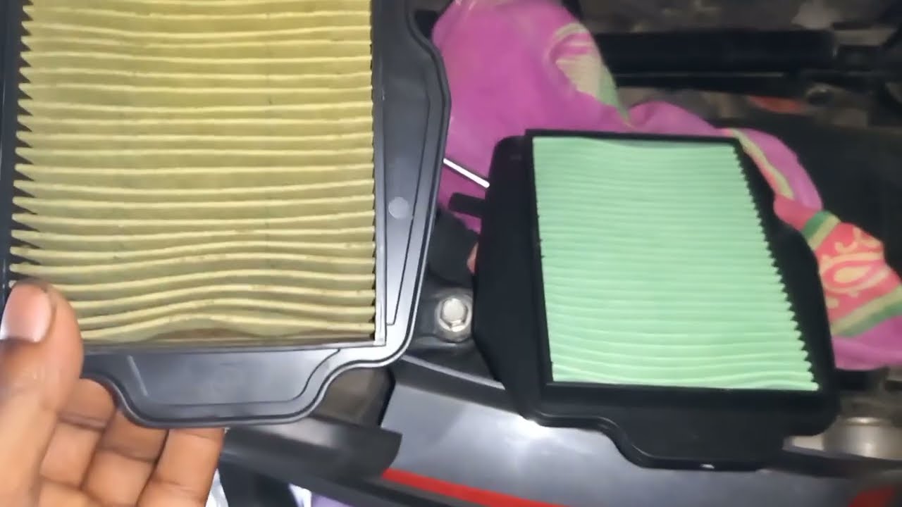 How to change air filter of SP 125 Bike at home // gharpe sp 125 gadi ka air filter change 🏍