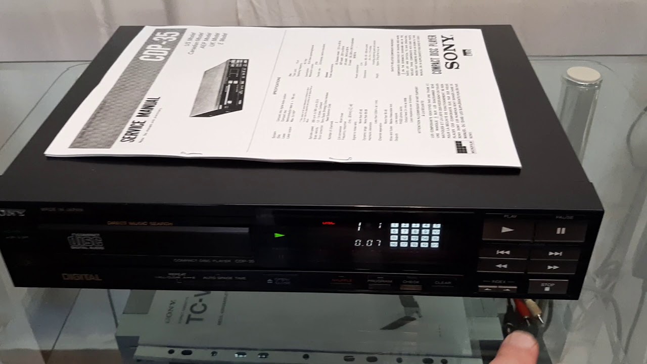 Sony cdp-35 TEST VOR VERPACKEN nach Tschechien 02.05.2020