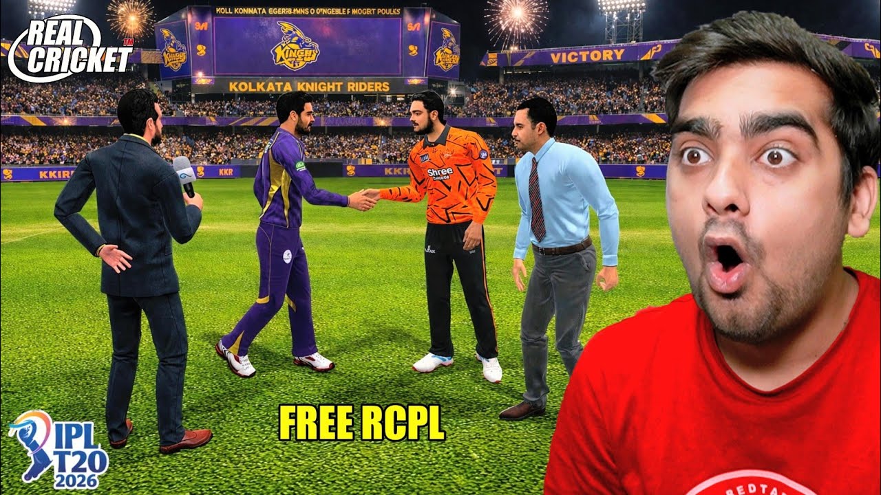 FREE RCPL 2026! KKR Vs SRH IPL 2026 Real Cricket New Update (Hardcore)