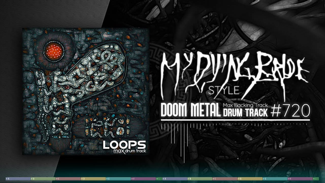 Doom Metal Drum Track / My Dying Bride Style / 100 bpm