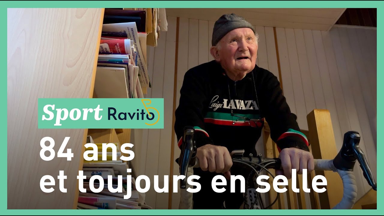 À 84 ans cet ancien coureur du Tour s'entraine tous les jours