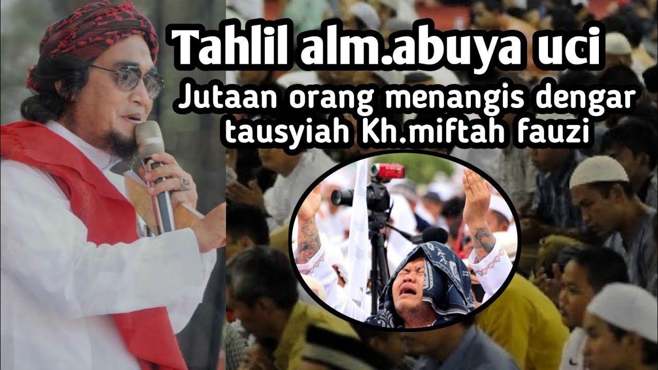 TAUSYIAH KH.MIFTAH FAUZI Di acara tahlil Abuya Uci Turtusi