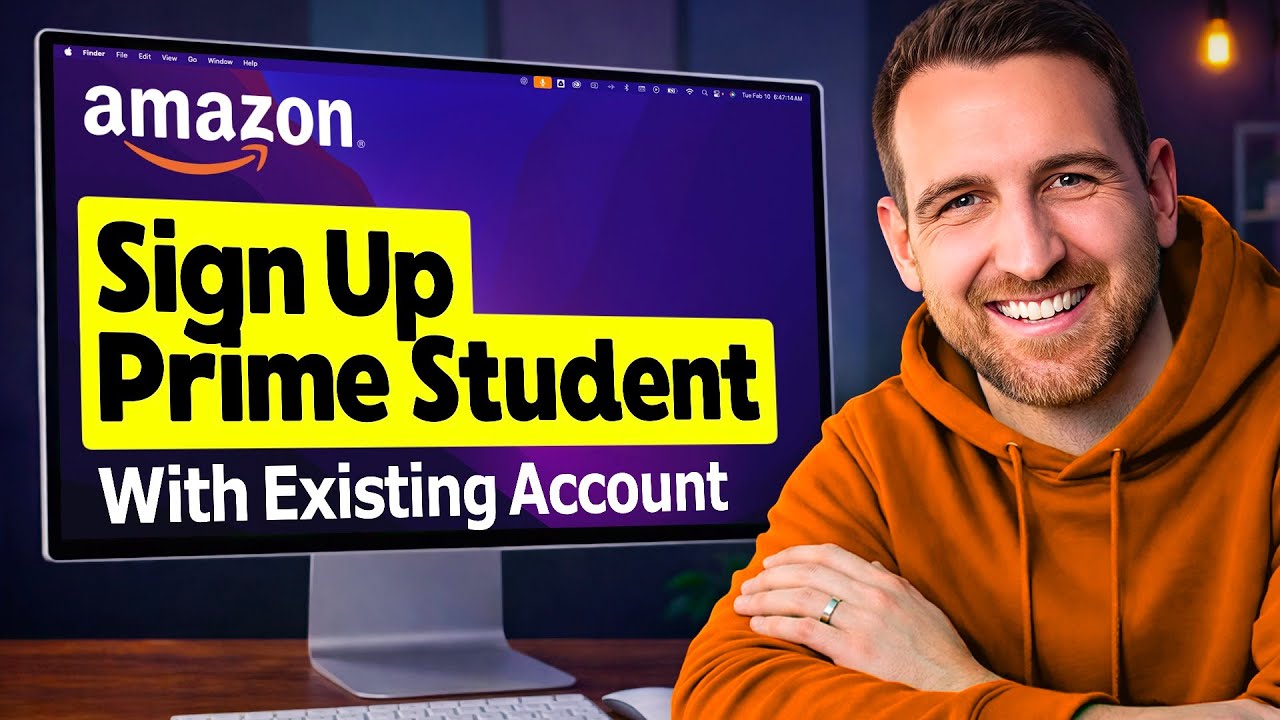 Comment s'inscrire &agrave; Amazon Prime Student avec un compte existant