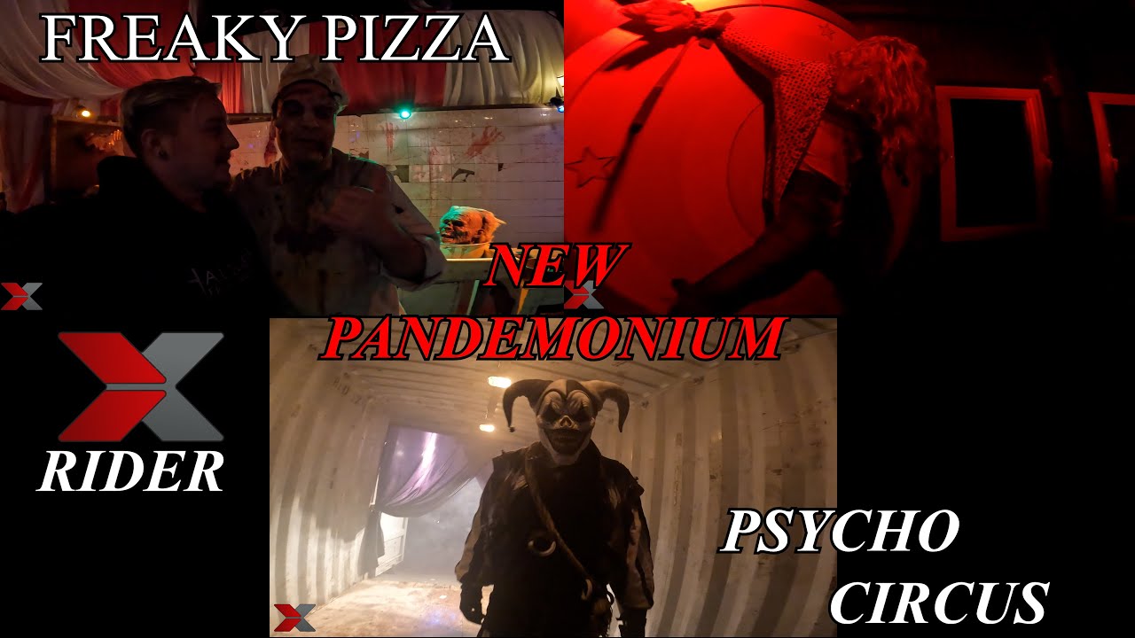 WALIBI BELGIUM HALLOWEEN 2023 : PSYCHO-CIRCUS // FREAKY PIZZA [NEW MAZE : PANDEMONIUM] !