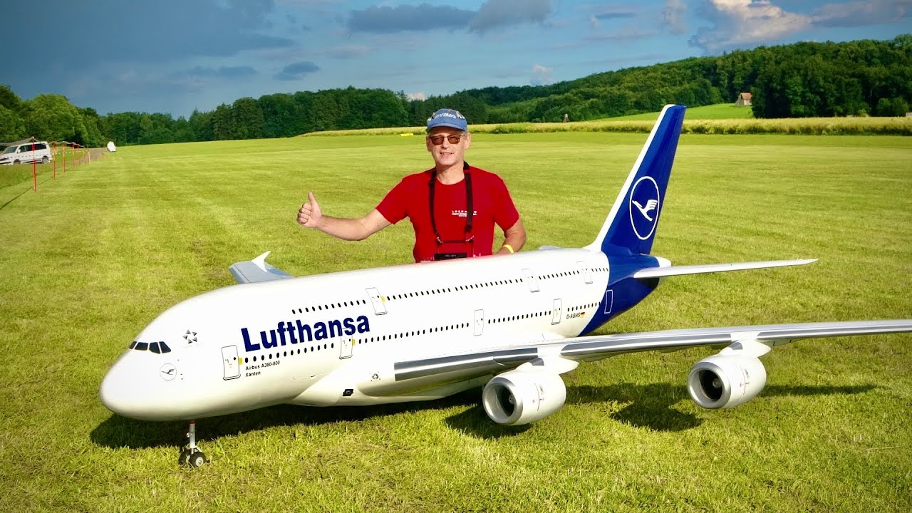 Brilliant XL RC Airbus A380-800 Xanten Lufthansa from Heiko Schiffers | Airliner Meeting 2021