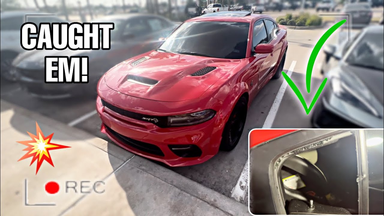 I CAUGHT THEM STEALING MY HELLCAT REDEYE 🤬