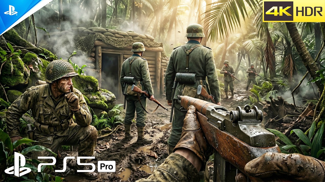 Call of Duty Vanguard (PS5) The Pacific War 1943 &ndash; Immersive WWII Combat | 4K 60FPS HDR