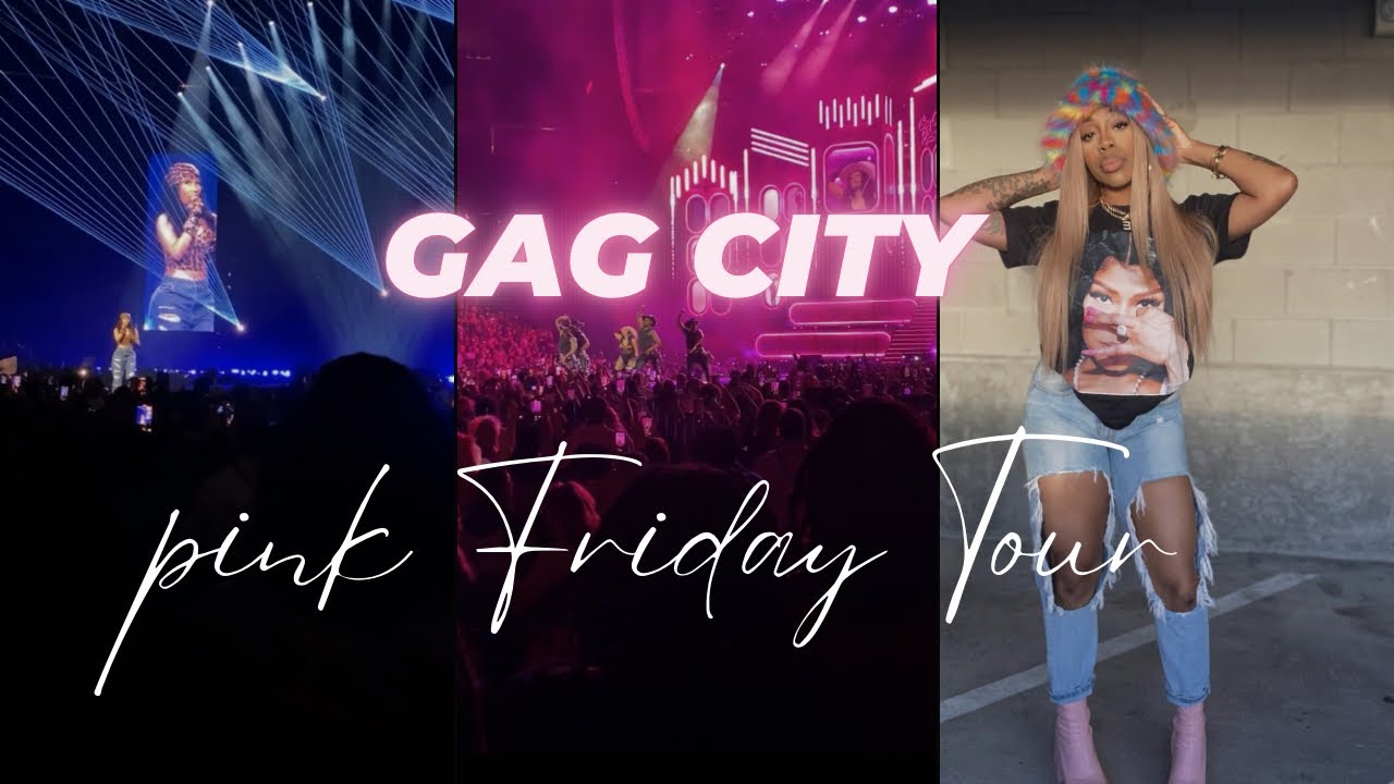 Next stop GAG CITY💕Pink Friday Tour Concert VLOG |GRWM | Day in my life #pinkfriday2tour #nickiminaj