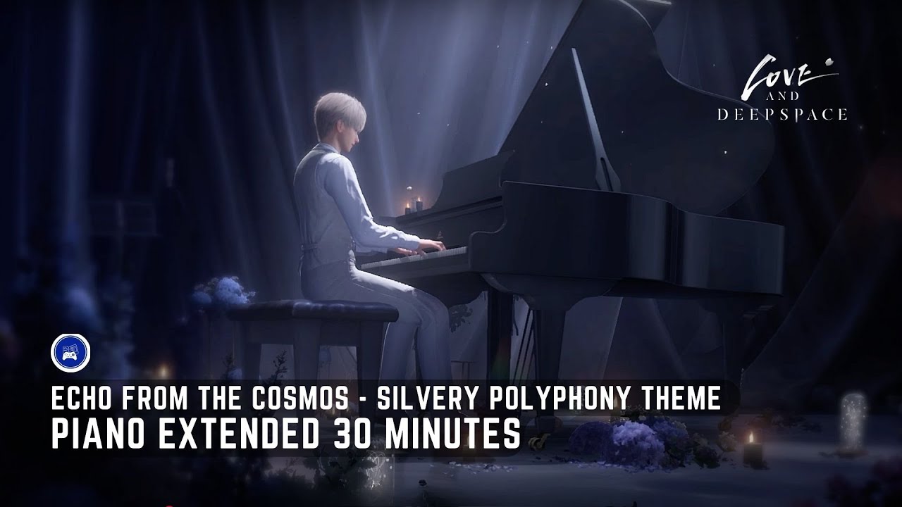 Silvery Polyphony BGM Piano Theme  - Love & Deepspace OST Extended 30 min [4K HQ]