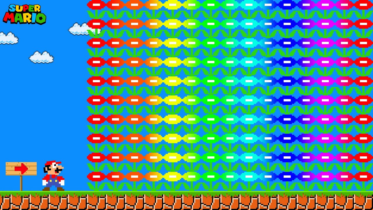 King Rabbit: Super Mario Bros. but there are MORE Custom 999 Flower!