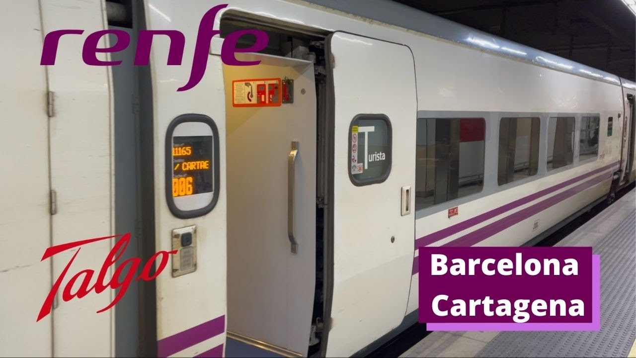 Talgo VI 6B9 Intercity Barcelona-Cartagena (00165) (04/12/2021) (HD)