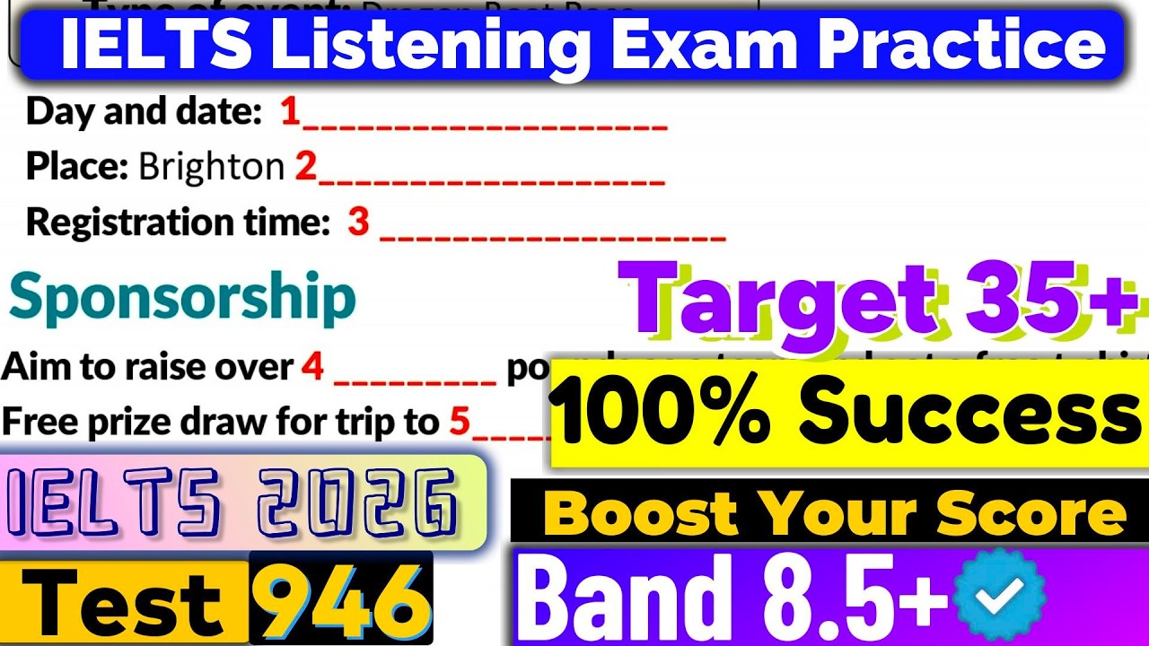 IELTS Listening Practice Test 2026 with Answers | Recent Exam - 16.02.2026