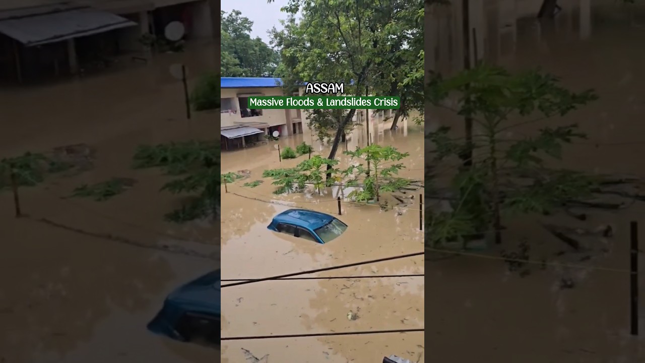 Pray For Assam & Nagaland 🙏🚨 Massive Floods & Landslides Crisis. #northeastindia #flood