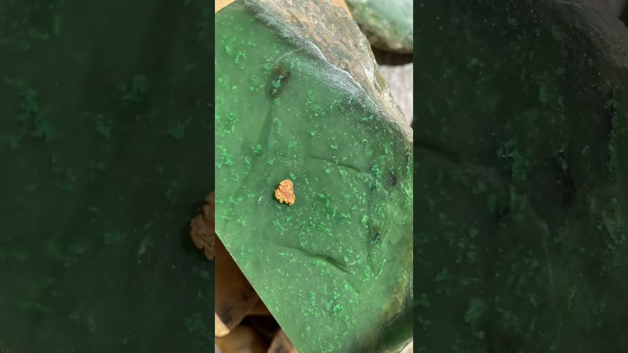 Gold & Jade 🫡🫡🫡 #gold #goldnuggets #jade #jadestone #shorts