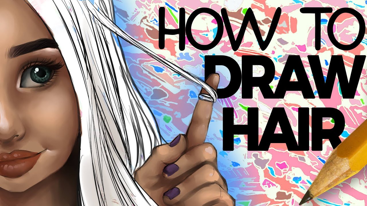 HOW TO DRAW HAIR | Part One - Lineart | Jenna Drawing