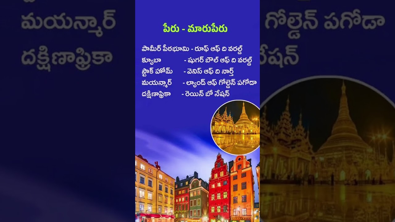 #doyouknow #aboutthisvideo #learngeneralknowledge #generalknowledge #1minutegk #gkintelugu #gktoday