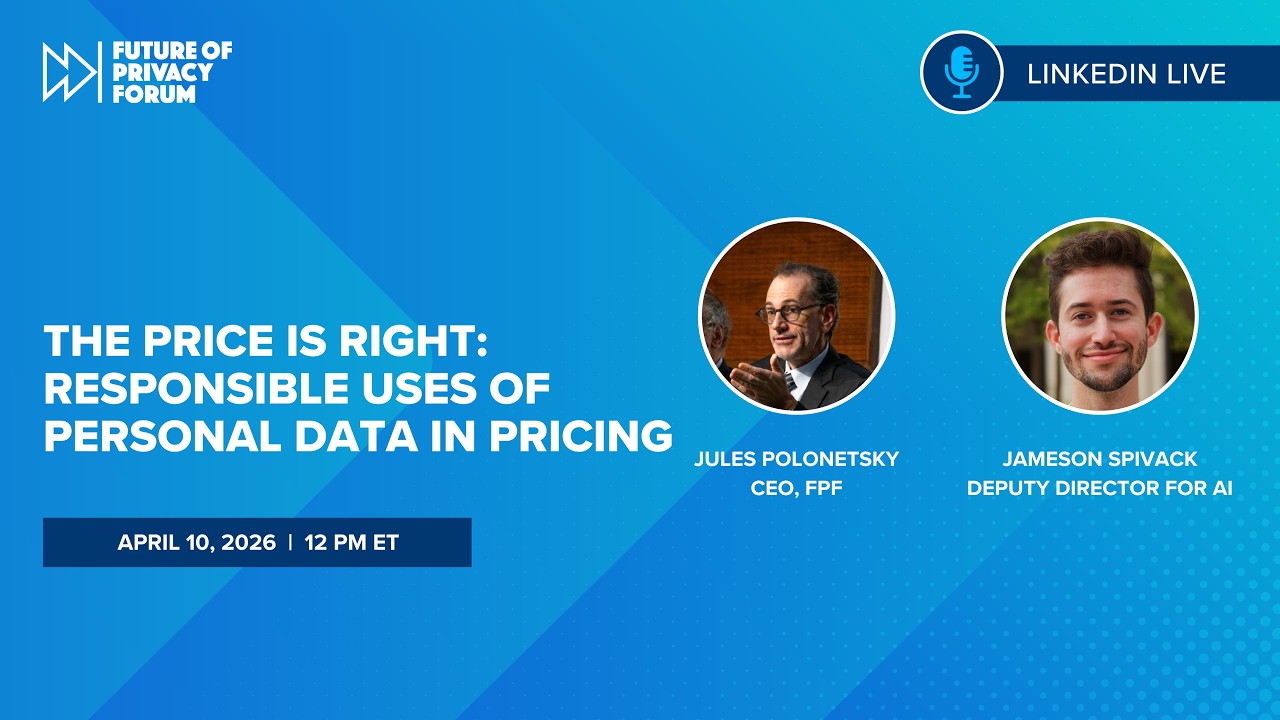 The Price is Right  Responsible Uses of Personal Data in Pricing