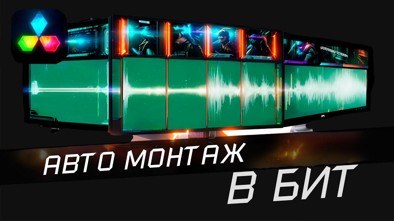 Автоматический монтаж видео под музыку | Davinci resolve