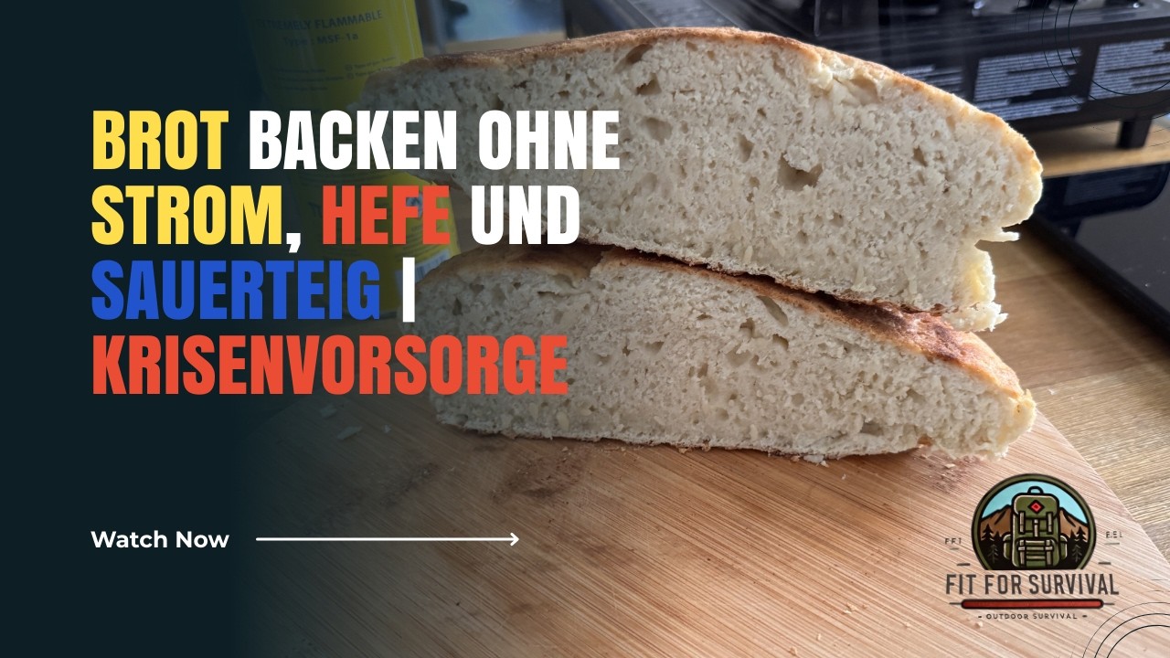 Blackout? Dieses Brot geht ohne Strom, ohne Hefe, ohne Sauerteig