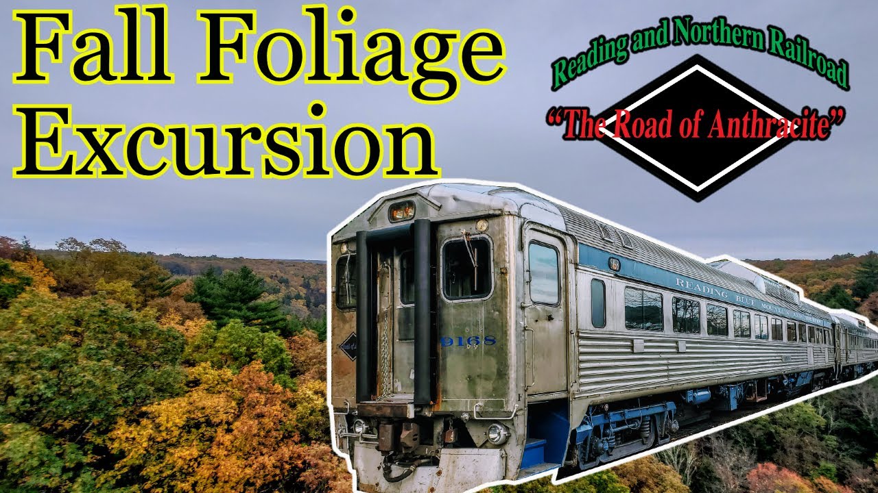 Reading & Northern (RDC) Fall Foliage Excursion to Jim Thorpe 2021 / Riding in a RARE Budd RDC Train