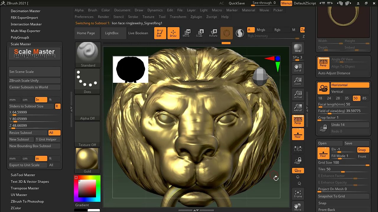 zbrush measurement|scale master|zbrush scale unit|how to measure size  zbrush|hindi zbrush tutorial