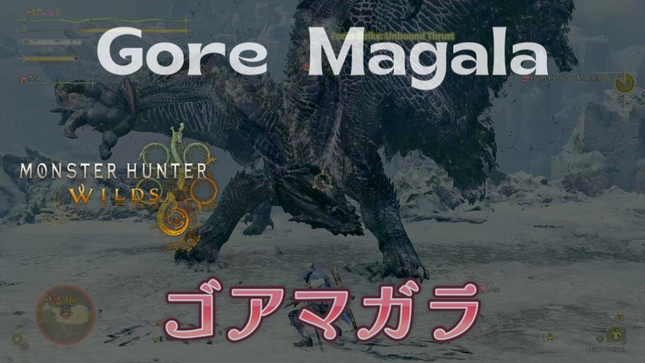 4K [Monster Hunter Wilds] Gore Magala solo [Longsword]