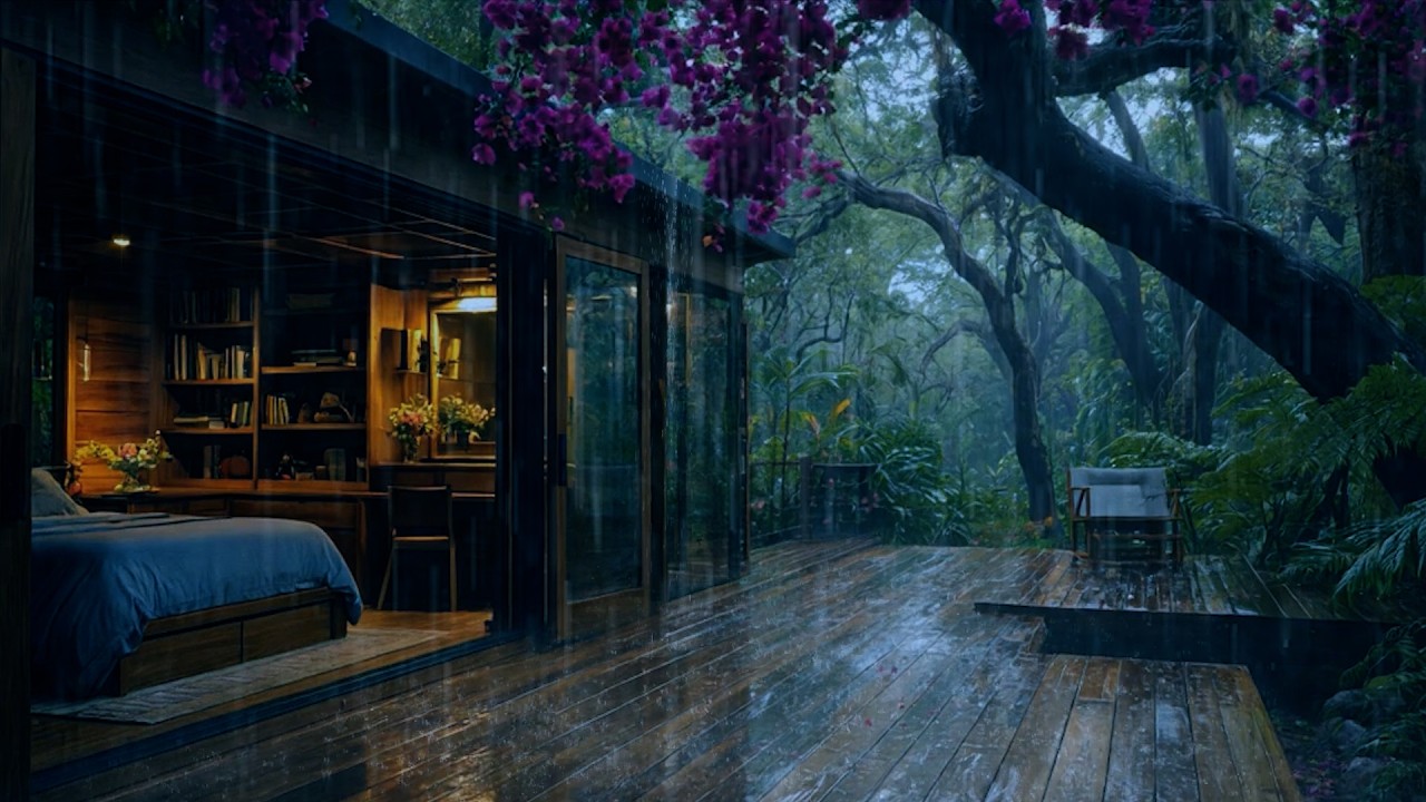 Forest Rain Sounds for Sound Sleep 🌧️| Insomnia Relief & Banish Anxiety