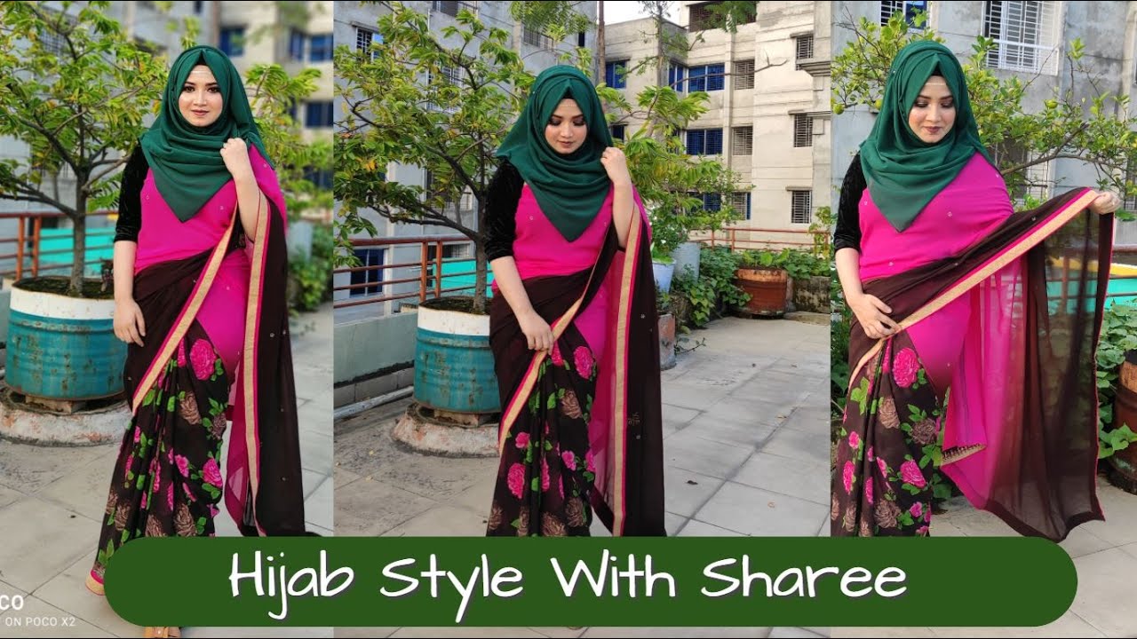 Hijab Style With Sharee 💚 Hijab Style By Nipa 💚 Beauty Reflect By Nipa