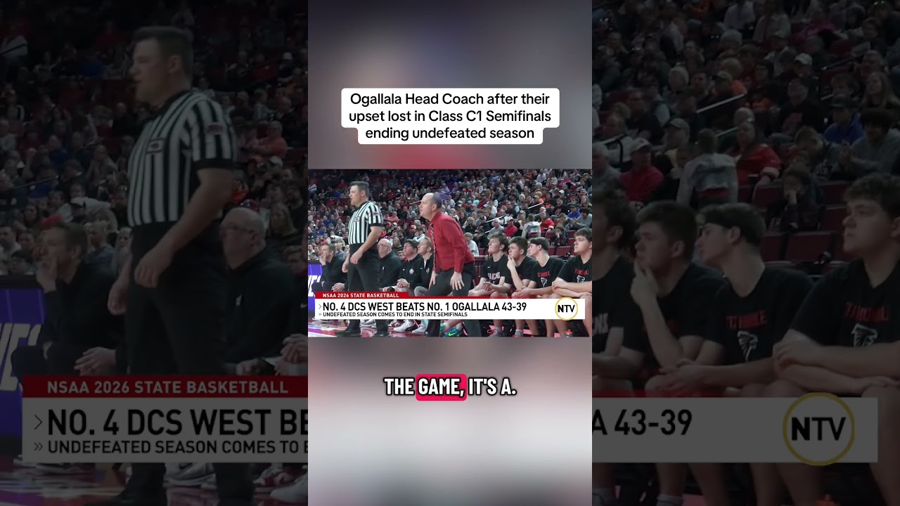 Ogallala Head Coach Speaks After Losing to DC West in NSAA State Semifinals