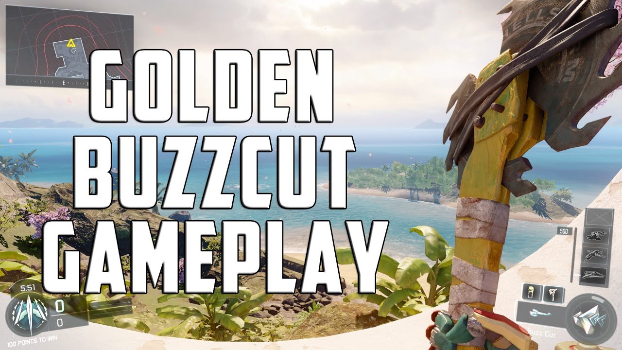 GOLDEN BUZZ CUT GAMEPLAY (CHAINSAW) New Black Market DLC Weapon