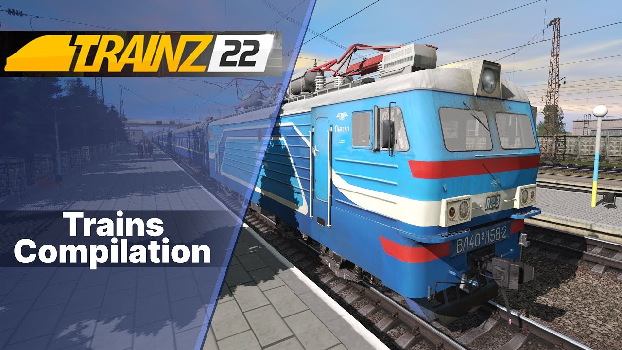 Megatrains Compilation Trainz Railroad Simulator 2022 [4K]