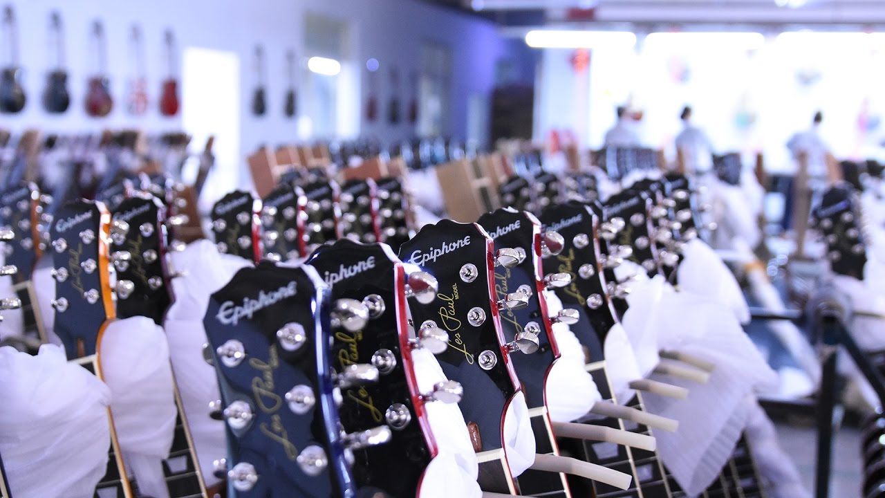 Epiphone Factory Tour in China [English Subs]〜室長が行く！エピフォン中国青島工場【デジマート・マガジン特集】