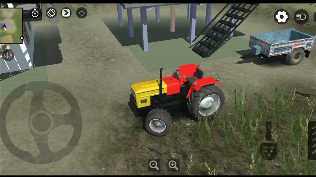 गाँव की सड़कों पर Tractor Driving 🚜 | Real Tractor Gameplay | Full Control