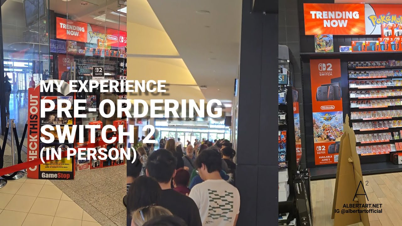 MY EXPERIENCE PRE-ORDERING NINTENDO SWITCH 2 AT GAMESTOP #NINTENDO #SWITCH #GAMING