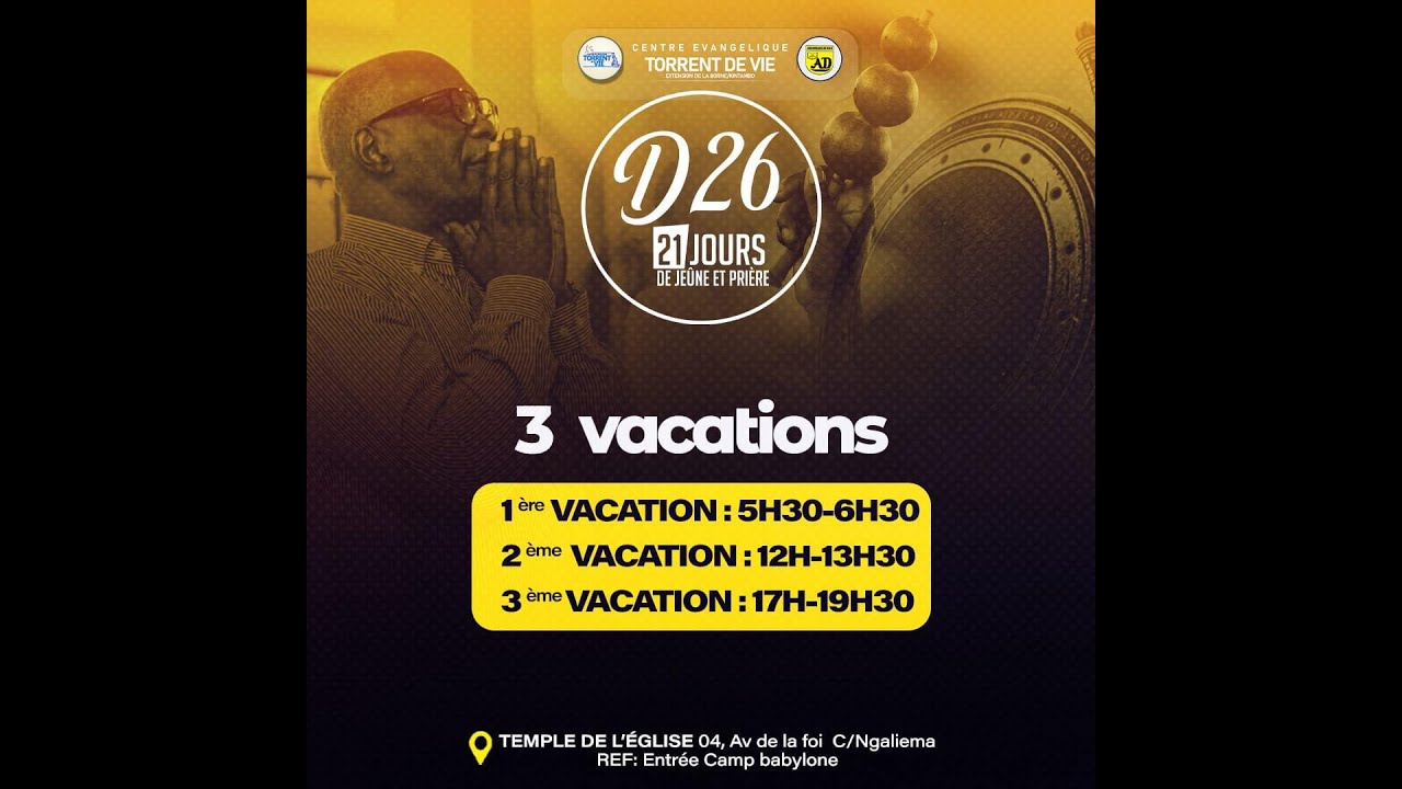 𝐁𝐈𝐄𝐍𝐕𝐄𝐍𝐔𝐄 𝐀 𝐋𝐀 𝐃26 𝐉𝐎𝐔𝐑 11|𝐒𝐄𝐒𝐒𝐈𝐎𝐍 MATINALE