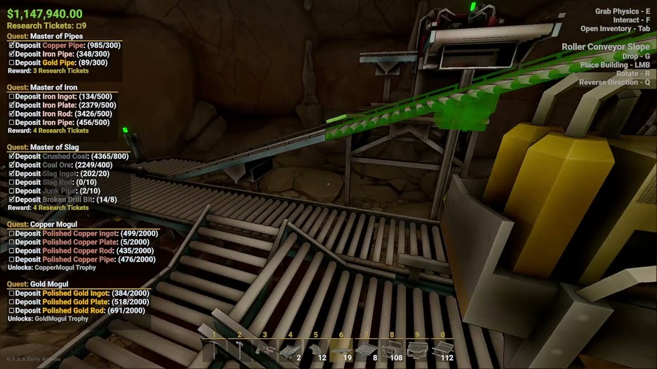 Minemogul day 6 fixing more blocks and reworking my iron and gold plates!